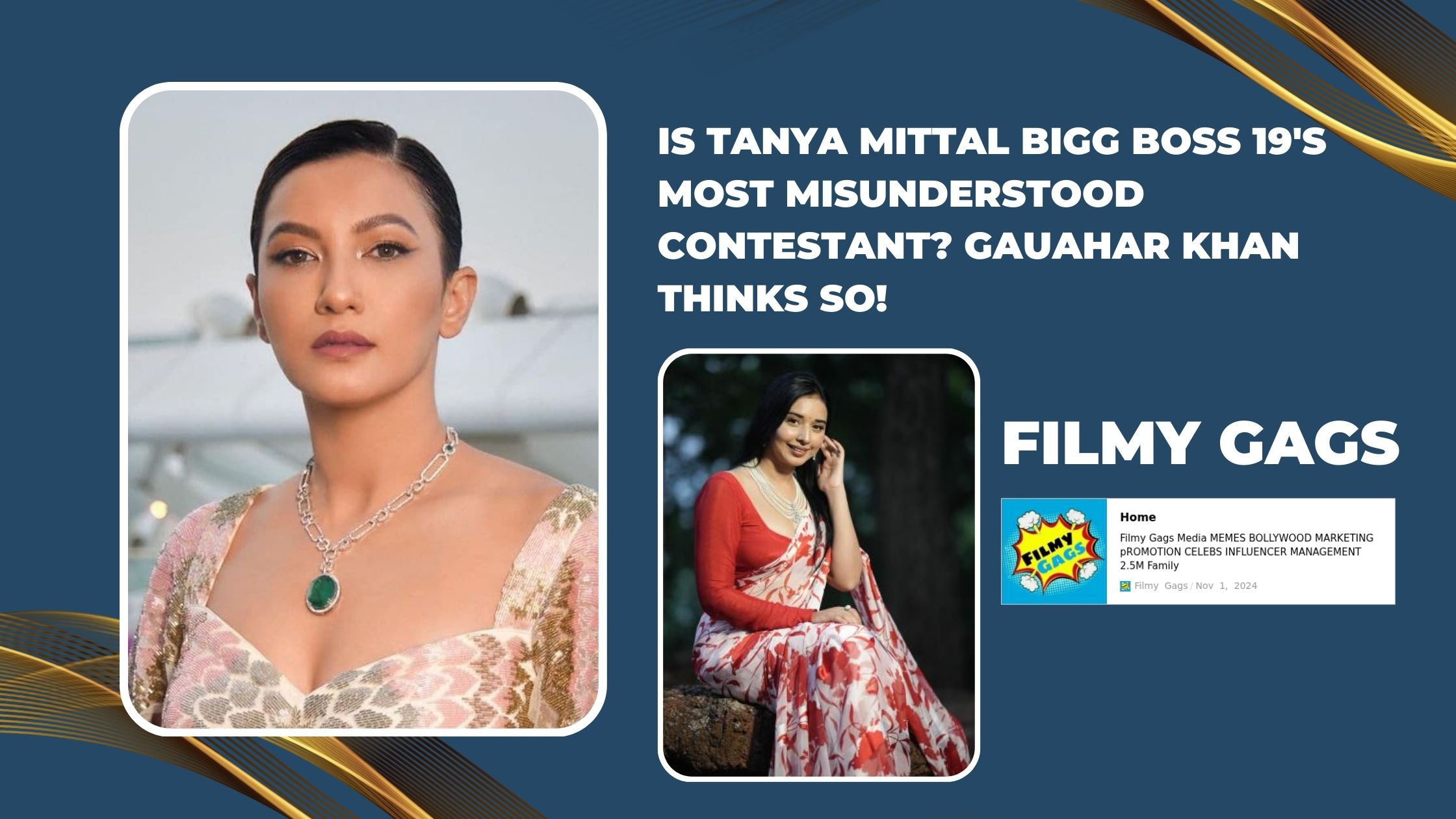 Is Tanya Mittal Bigg Boss 19's Most Misunderstood Contestant? Gauahar Khan Thinks So!
