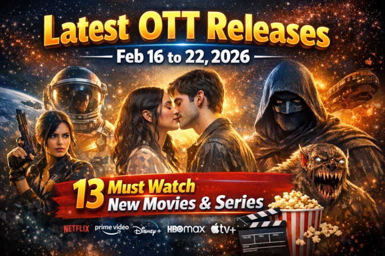Latest OTT Releases Feb 16 to 22 2026 13 Must Watch New Movies Series