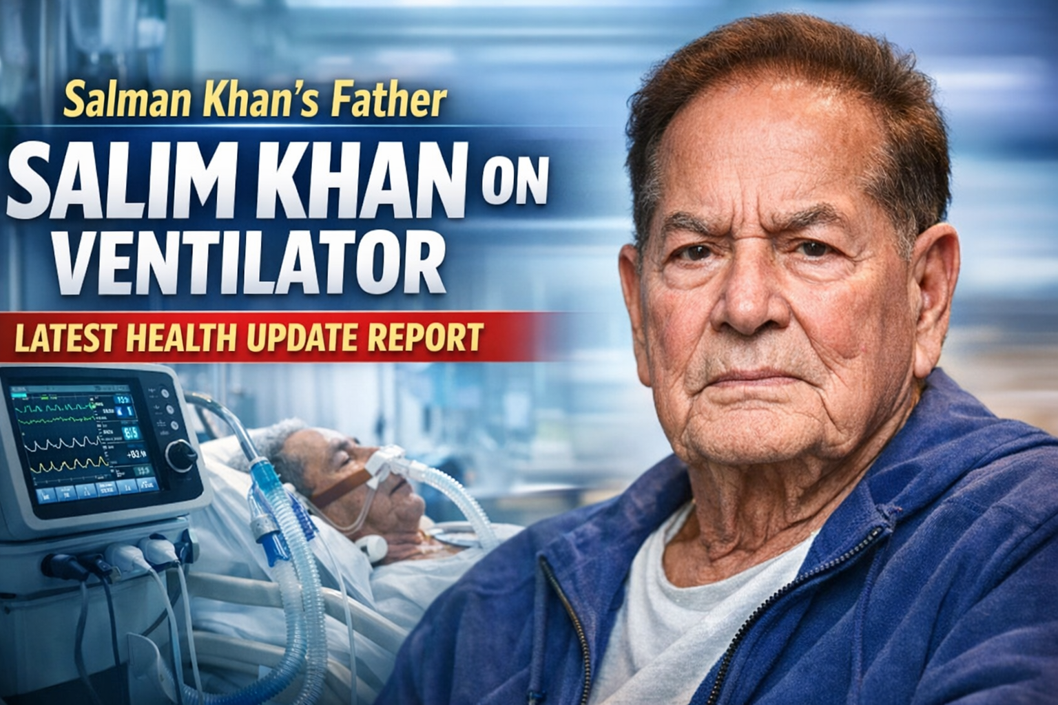 Salman Khan’s Father Salim Khan on Ventilator Latest Health Update Report