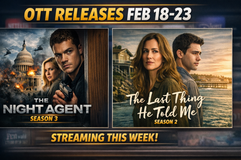 OTT Releases Feb 18-23 Night Agent Season 3 Last Thing He Told Me Season 2