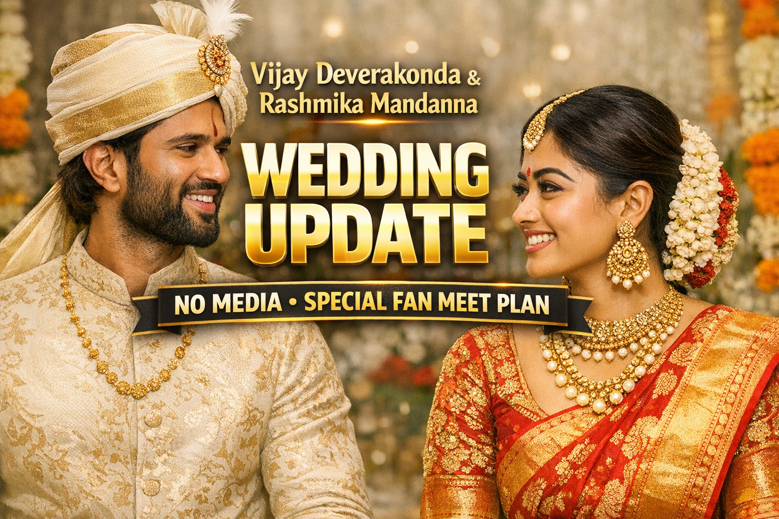 Vijay Deverakonda Rashmika Mandanna Wedding Update No Media Special Fan Meet Plan