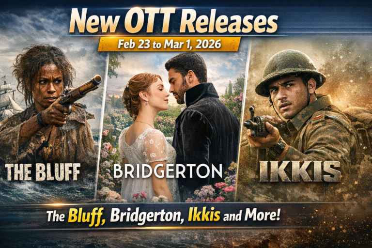 New OTT Releases Feb 23 to Mar 1 2026 The Bluff Bridgerton Ikkis and More
