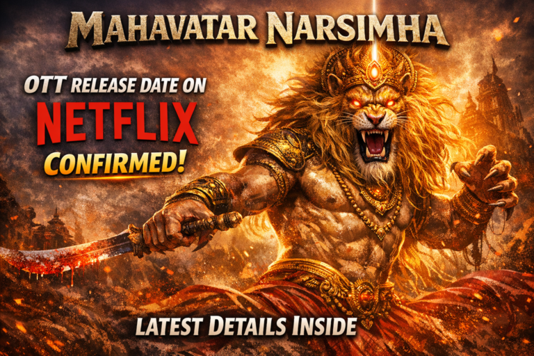 Mahavatar Narsimha OTT Release Date on Netflix Confirmed Latest Details Inside