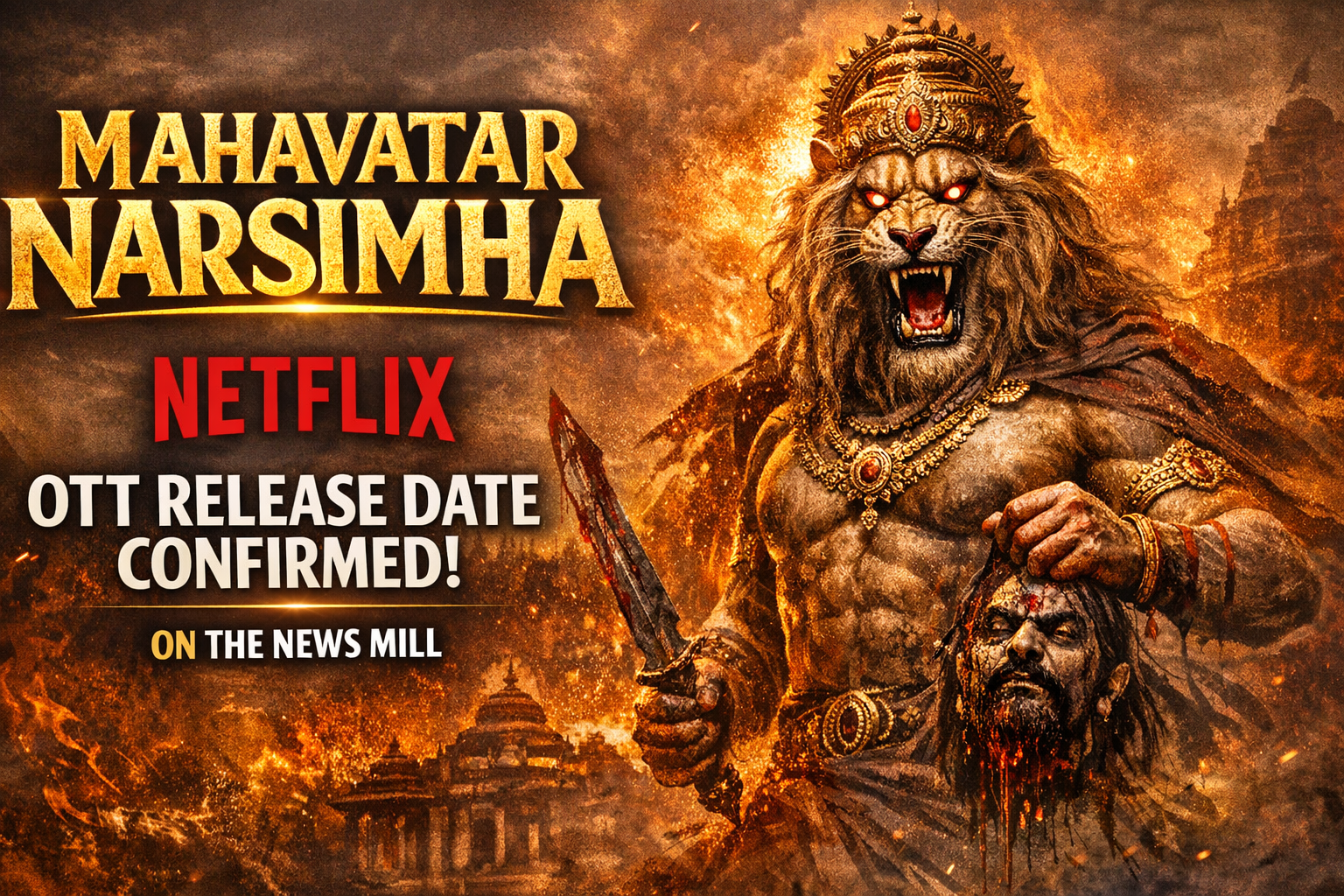Mahavatar Narsimha Netflix OTT Release Date Confirmed on The News Mill