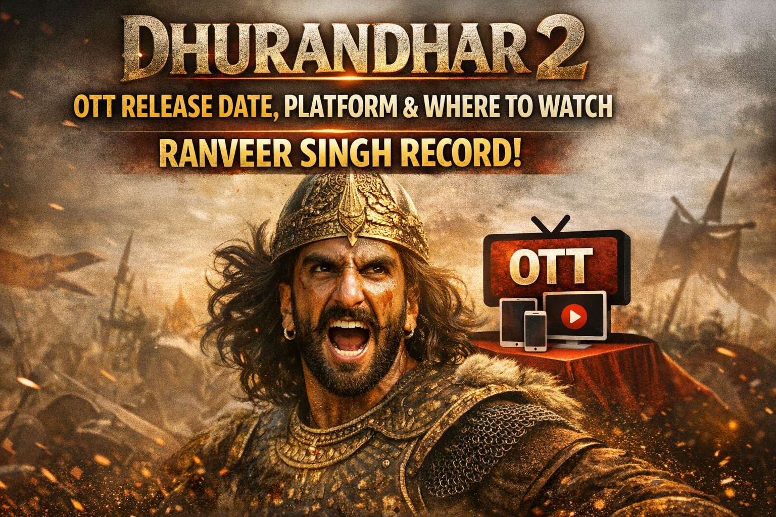 Dhurandhar 2 OTT Release Date Platform Where to Watch Ranveer Singh Record