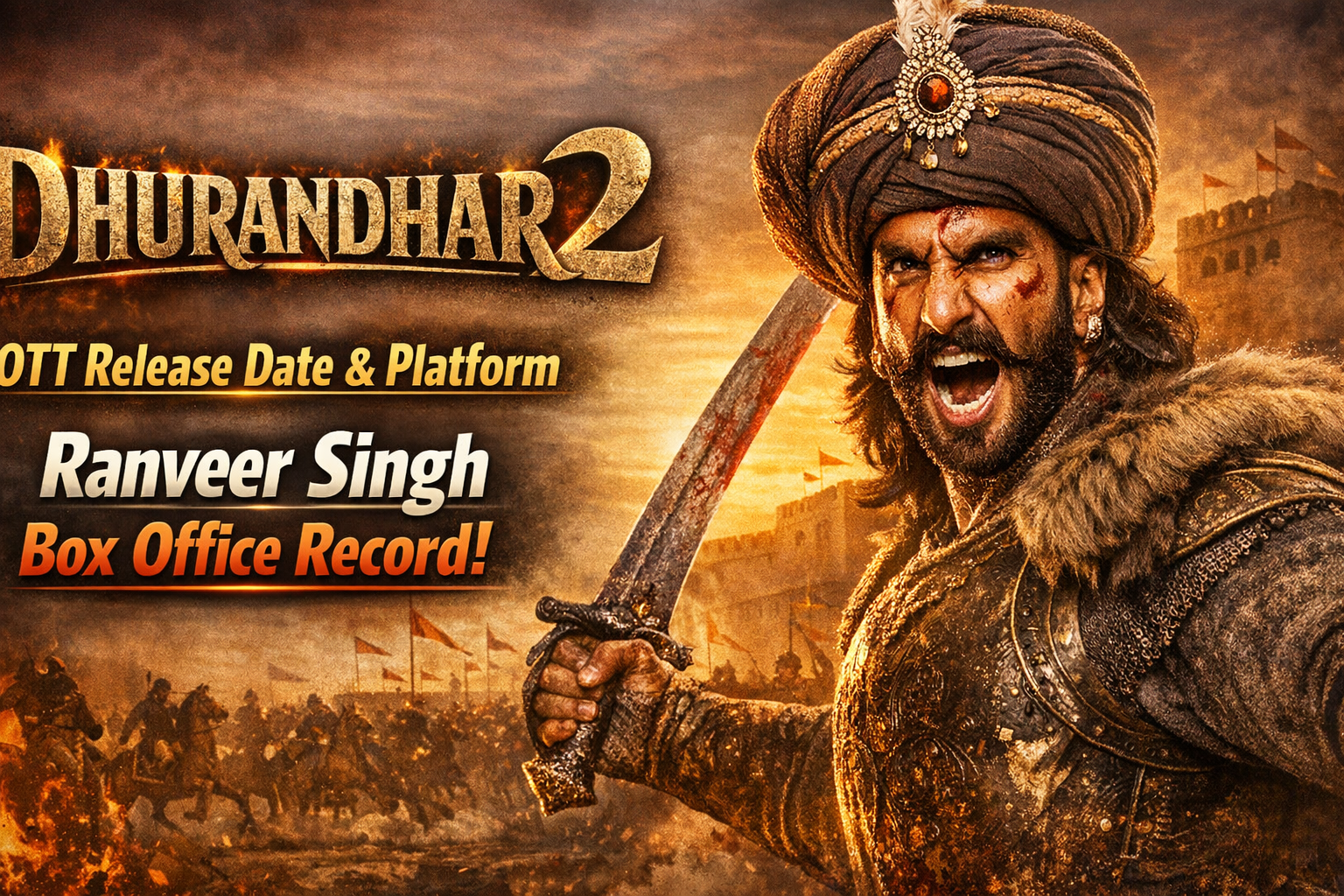 Dhurandhar 2 OTT Release Date and Platform Ranveer Singh Box Office Record