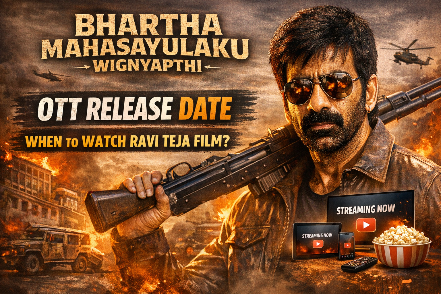Bhartha Mahasayulaku Wignyapthi OTT Release Date When to Watch Ravi Teja Film