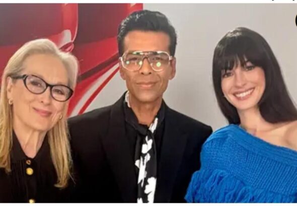 Karan Johar Meets Meryl Streep & Anne Hathaway in Tokyo Ahead of Prada 2