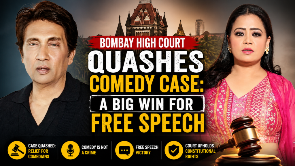 Bombay HC Quashes Comedy Case