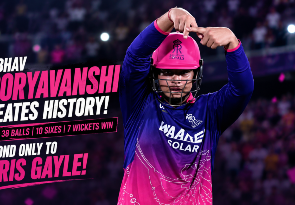 15-Year-Old Vaibhav Sooryavanshi Creates IPL History, Goes Second Only to Chris Gayle After Stunning 93