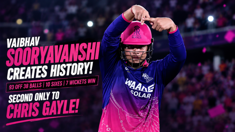 15-Year-Old Vaibhav Sooryavanshi Creates IPL History, Goes Second Only to Chris Gayle After Stunning 93