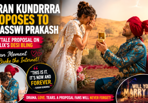 Karan Kundrra Proposes to Tejasswi Prakash on Netflix’s Desi Bling, TejRan Fans Go Emotional