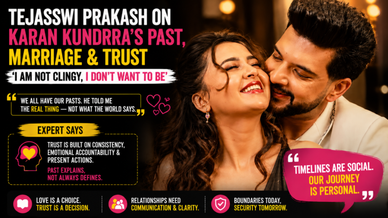 Tejasswi Prakash Opens Up on Karan Kundrra’s Past