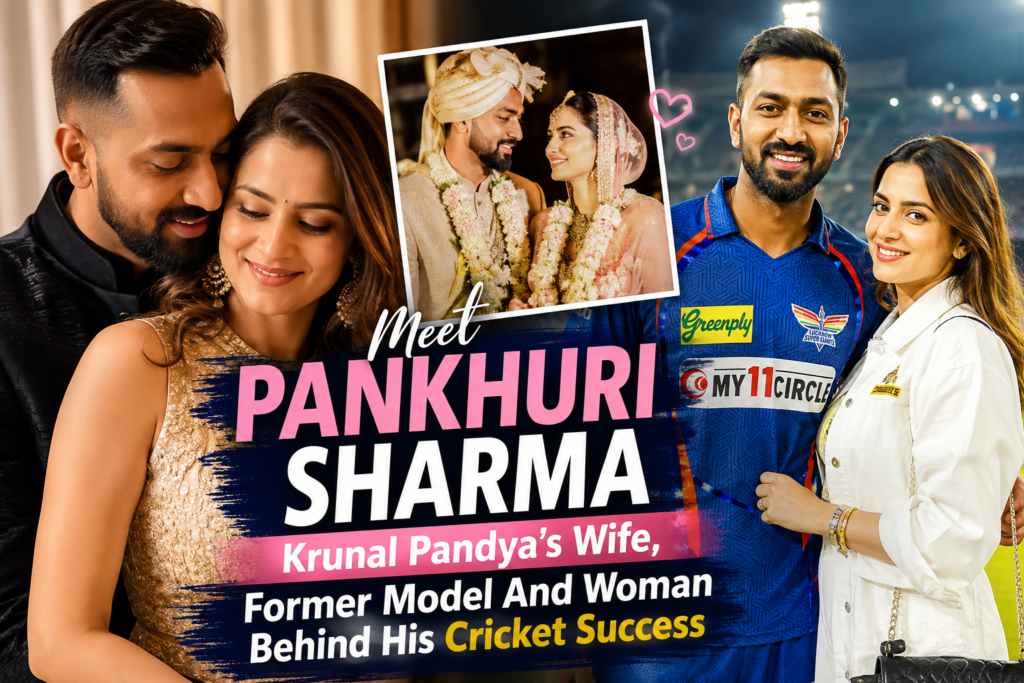 Meet Pankhuri Sharma, Krunal Pandya's Wife, Former Model And Woman Behind His Cricket Success