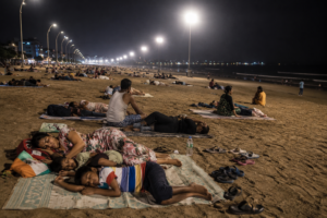 Mumbai Heat Turns Versova Beach