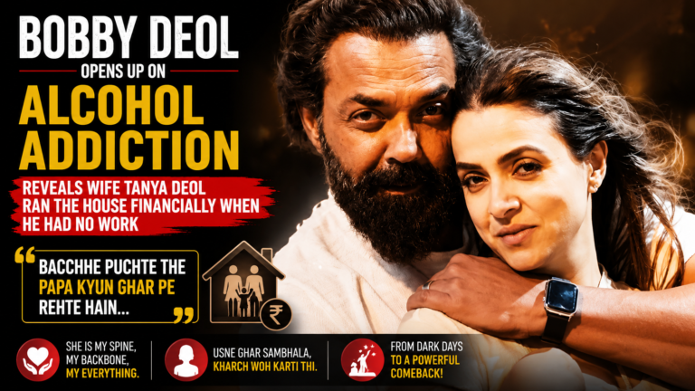 Bobby Deol Gets Emotional About Alcohol Addiction: ‘Bacche Puchte The Papa Ghar Pe Kyun Rehte Hain’