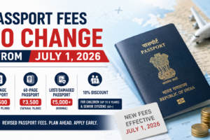 Passport Fees to Increase from July 1, 2026: New Charges, Tatkaal Fees, Discounts & Everything You Need to Know