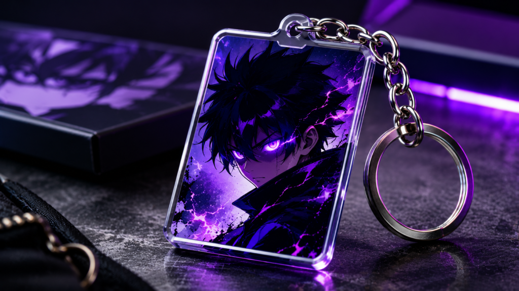 Zynkai Anime Glowing Eyes Keychain