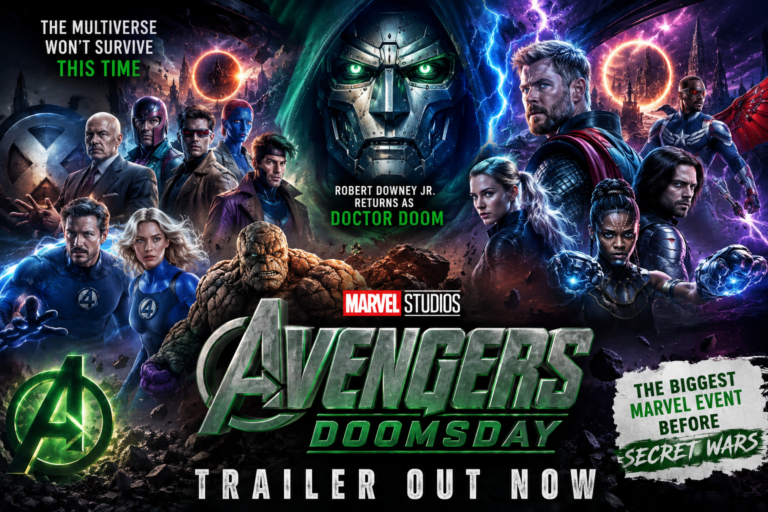 Avengers Doomsday trailer featuring Doctor Doom, Thor, X-Men and Marvel multiverse battle
