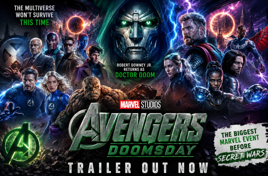 Avengers Doomsday trailer featuring Doctor Doom, Thor, X-Men and Marvel multiverse battle