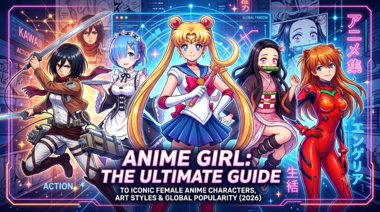 Anime Girl: The Ultimate Guide to Iconic Female Anime Characters, Art Styles & Global Popularity (2026)