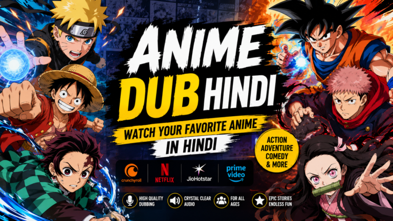 Anime Dub Hindi: The Ultimate Guide to the Best Hindi Dubbed Anime in 2026