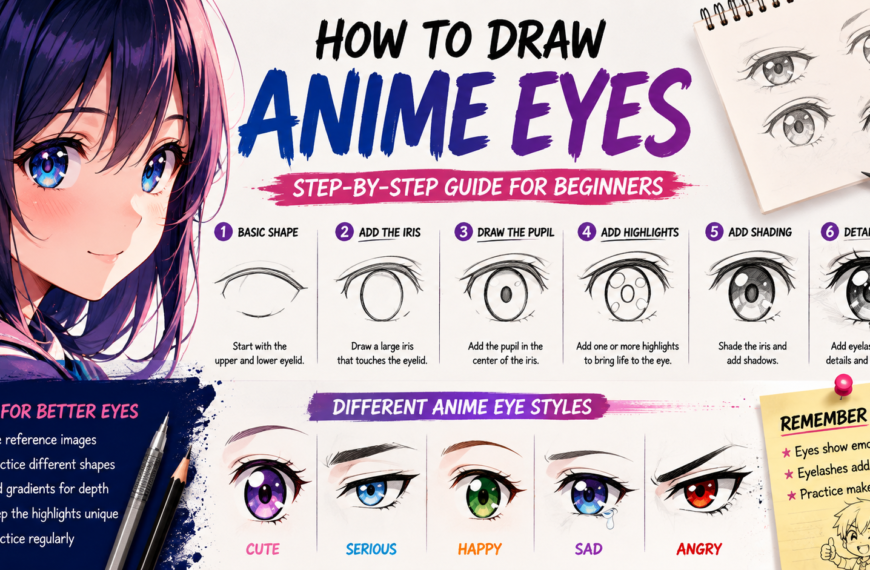 How to Draw Anime Eyes: A Complete Beginner's Guide to Creating Expressive Anime Characters