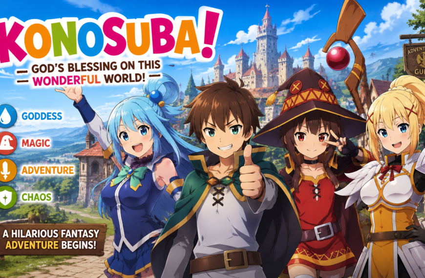 KonoSuba Anime: A Complete Guide to Kazuma, Aqua, Megumin, Darkness and the Hilarious Fantasy World